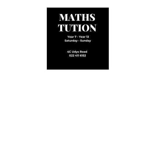 Custom Outdoor Sign for a Math Tutor in Auckland