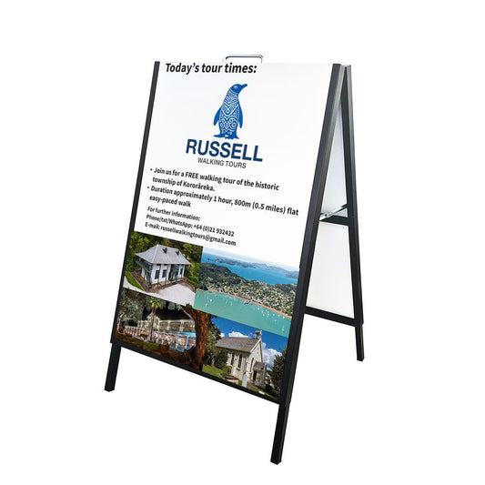 How to Use A-Frame Sandwich Board Sign as a Whiteboard for Your Business