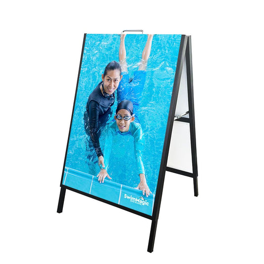 How A-Frame Sandwich Board Signs Help a Community Center Promote Services