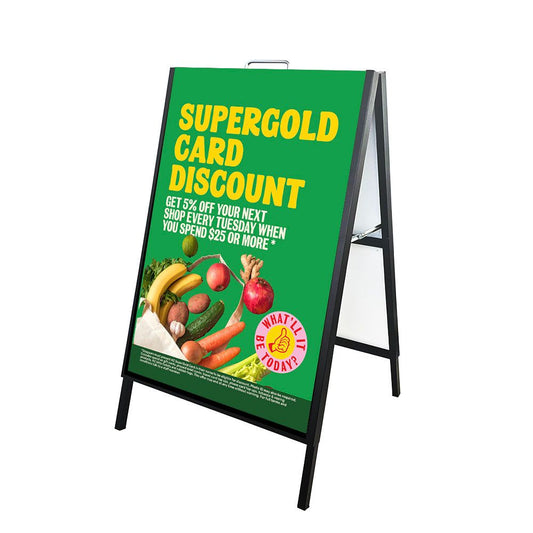 Choosing the Perfect A-frame Sandwich Board Sign and Footpath Sign