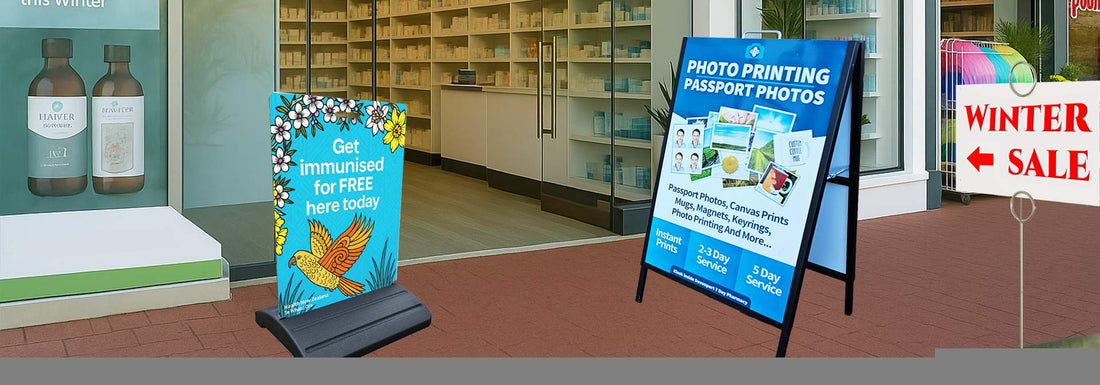 How Small Businesses Can Use A-Frame Sandwich Board Signs to Boost Sales and Foot Traffic