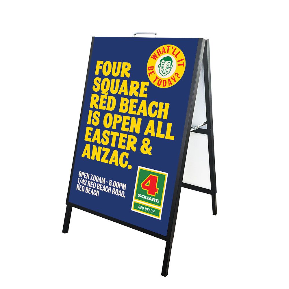 How 4Square Red Beach Chose the Right Footpath Sign for Their Windy Location – A Guide for Retailers