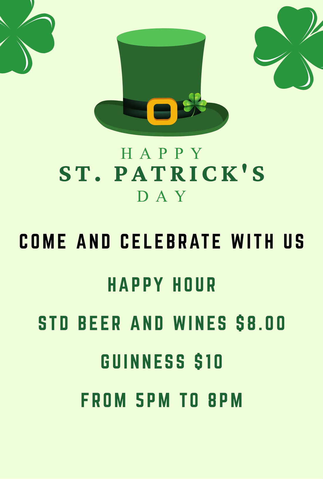 Celebrate St. Patrick’s Day with A-Frame Sandwich Board Signs