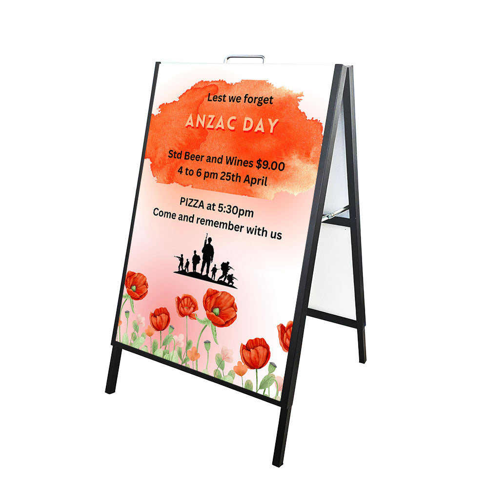 Design Your A-Frame Sandwich Board Sign with Canva