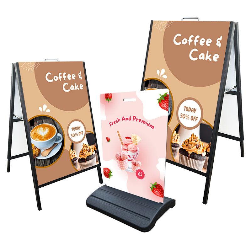 Choosing the Best Sidewalk Signs for Your Business – A-frame Footpath Sign
