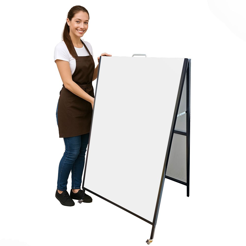 Why choose a large A-frame sandwich board sign to promote your business
