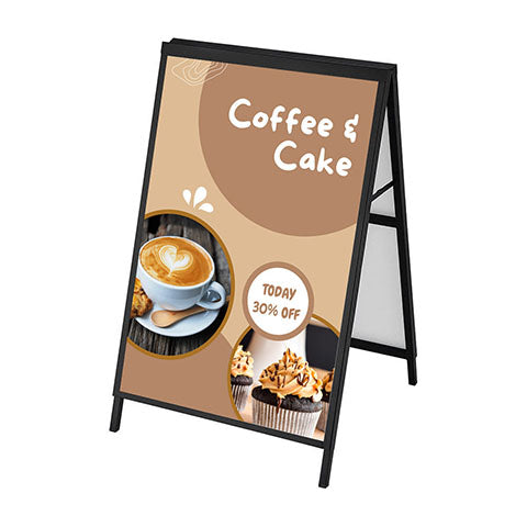 A-frame Sandwich Board Coffee Shop Cafe Template 11