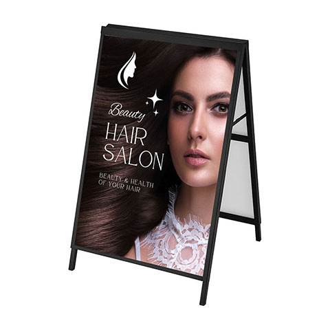 A-frame Sandwich Board Salon and Barber Shop 2