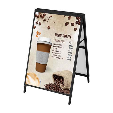 A-frame Sandwich Board  Cafe and Coffee Shop 2