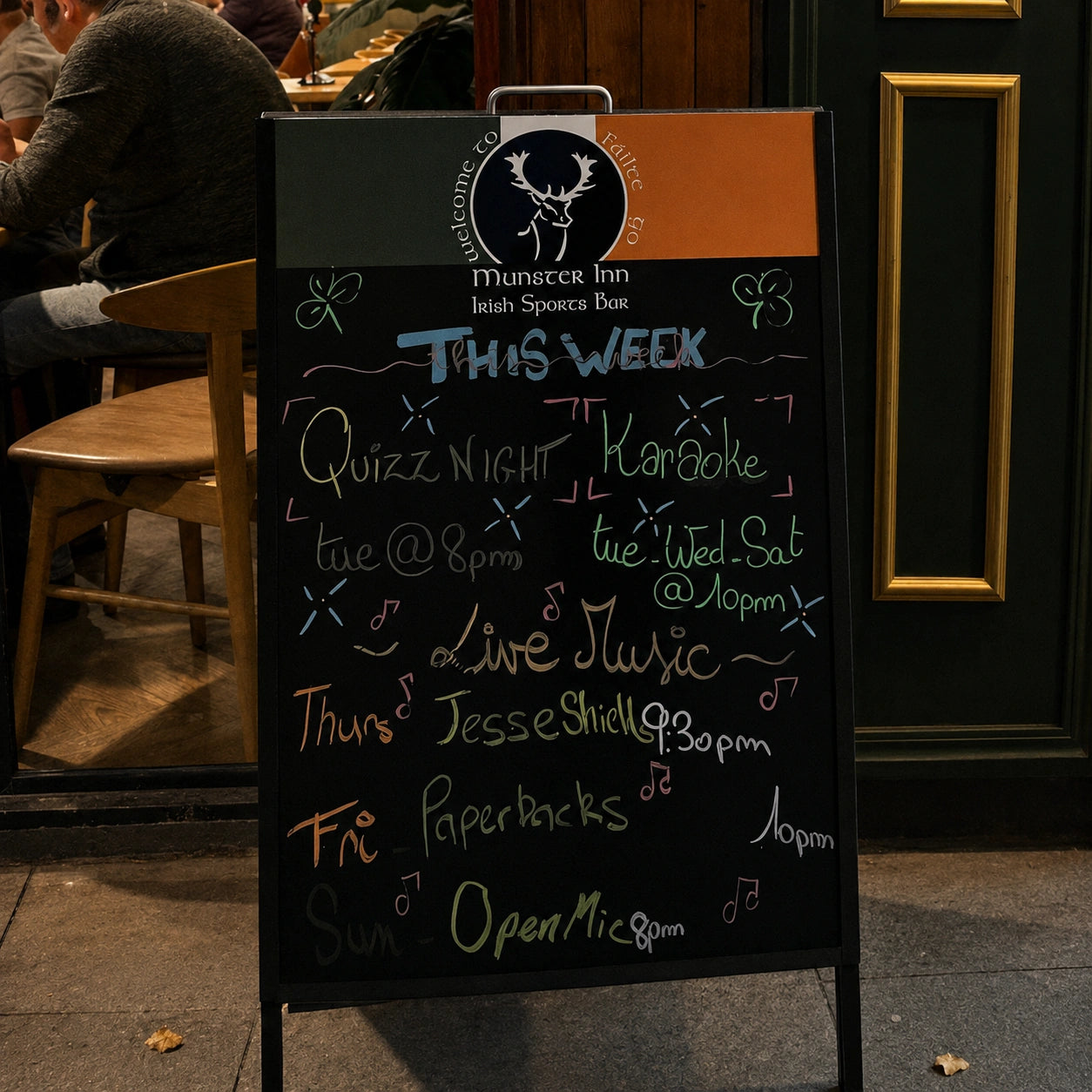 A-frame Sandwich Board Sign with ACM Board