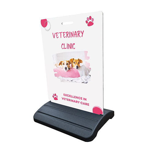 Footpath Sign Veterinary Clinic Vet Clinic Template 1