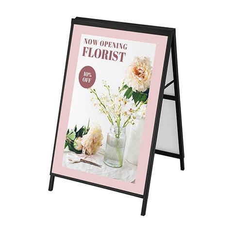 A-frame Sandwich board Florist and Flower Shop 6